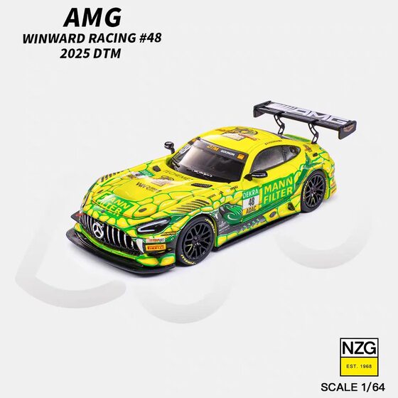Kilo 1:64 Mercedes-Benz Amg Gt3 Pink Double Color Python Pattern Paint Alloy Car Model