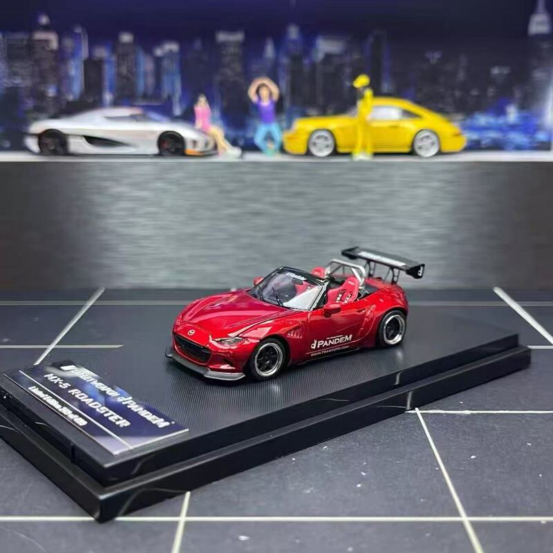 Sw 1:64 Mazda Mx5 Rocket Pandem Rocket Rabbit Metal Red Alloy Car Model