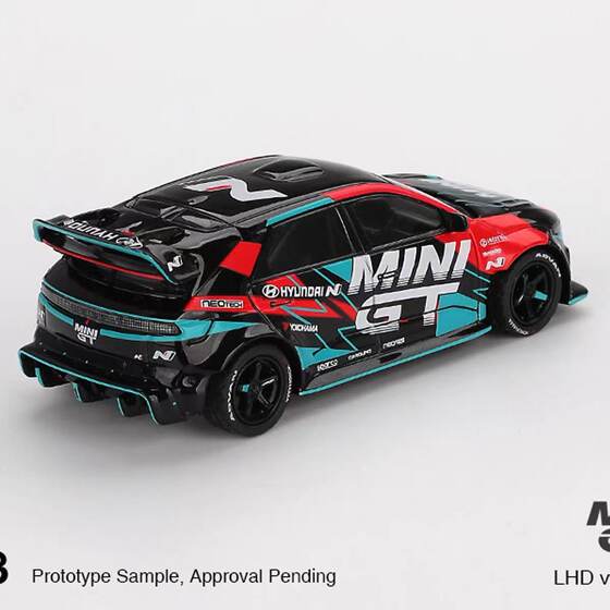 Minigt 1:64 Hyundai Ioniq 5N Minigt Rs-01T Alloy Car Model 1098