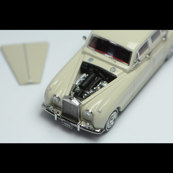 Gfcc 1:64 Rolls-Royce Silver Cloud 1965 1955 Front Hood Can Be Opened Alloy Car Model