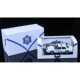 In Stock Rollin 1:64 Ford Cv Arkansas Asp with Free Dog Figurine Alloy Simulation Car Model