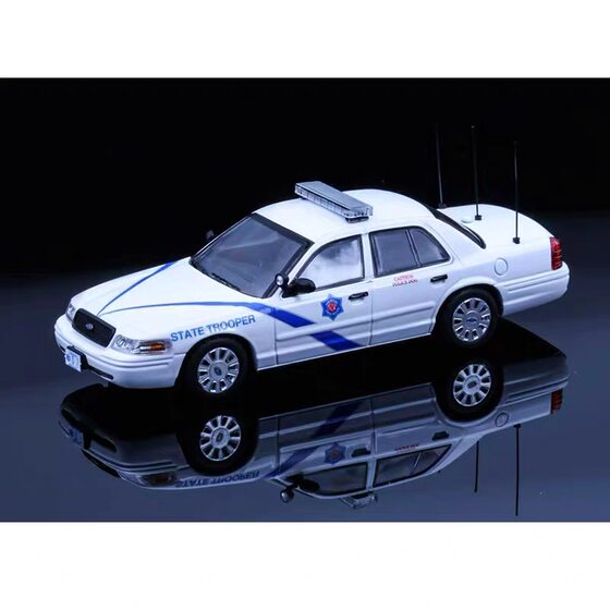In Stock Rollin 1:64 Ford Cv Arkansas Asp with Free Dog Figurine Alloy Simulation Car Model