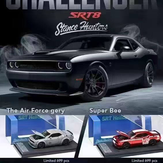 Stance Hunters Sh 1:64 Dodge Hellcat Challenger Hellcat Srt Car Model