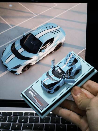 Glamcraft 1:64 Lamborghini 812C Alloy Full-Open Car Model Collectible Model