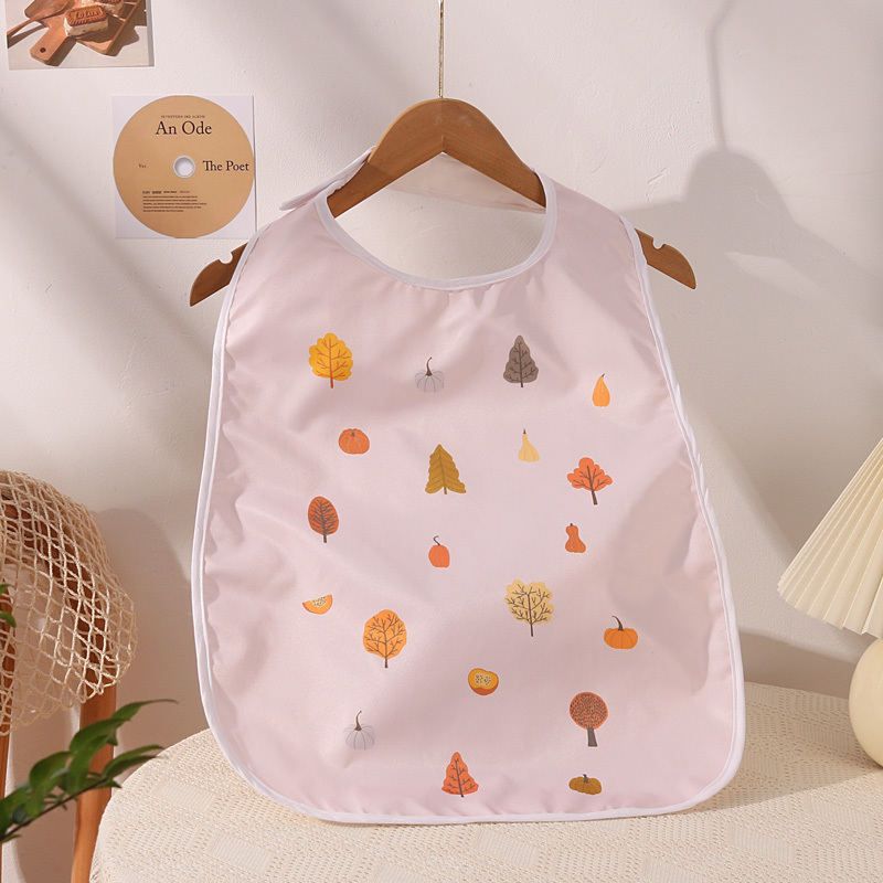 Cute Cartoon Bib for Young Adult Women in Cream Style, Suitable for Eating Hot Pot and Rice, Stylish and Oil-Proof