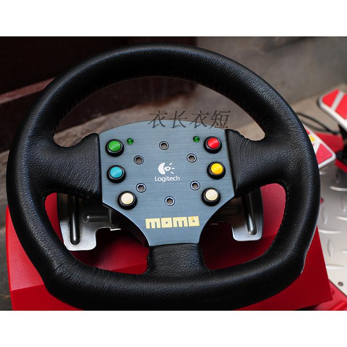 Logitech momo lực lượng vô lăng trò chơi trên toàn thế giới phiên bản giới hạn màu đỏ - Chỉ đạo trong trò chơi bánh xe giá đỡ vô lăng chơi game