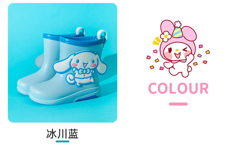 Sanrio, детский нескользящий мультяшный милый дождевик для мальчиков 