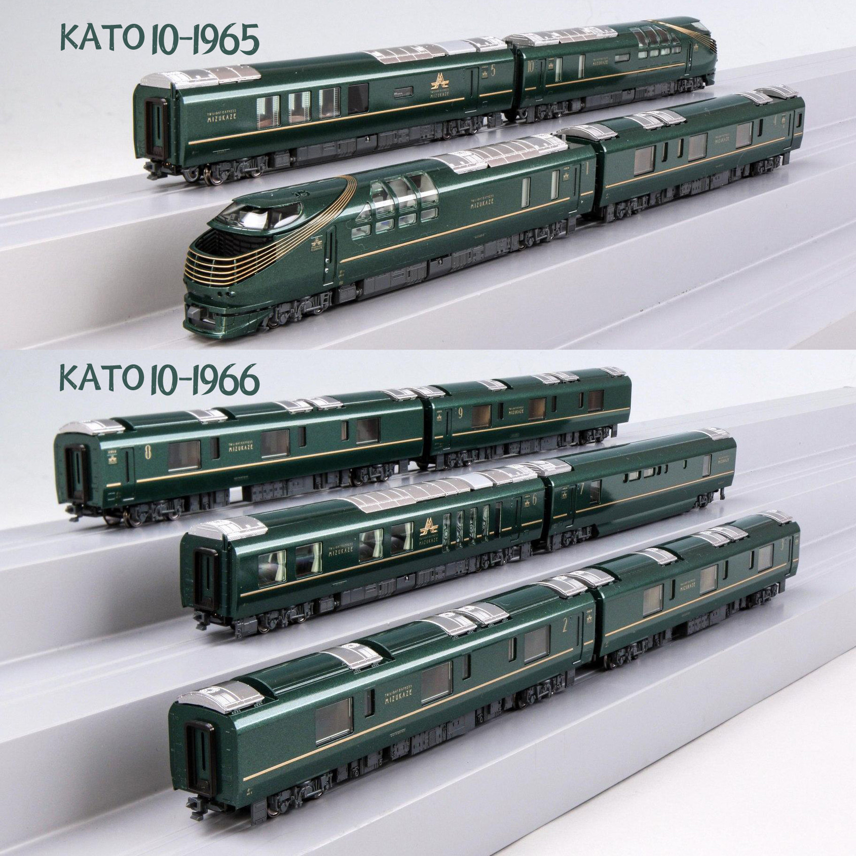 現貨/N]KATO 10-1965 10-1966 87系九州瑞風搭載無槽馬達再版-淘寶