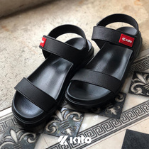 KITO Thai Import Lined Sandals 2021 New Female Summer 100 Hitch Female Wind Magic Sticker Thick Underpine Pastry Shoes