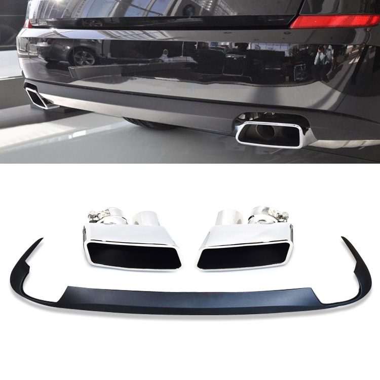 Hot sell for BMW5 series GT exhaust tube modified GT528i 535i GT550 square tail throat