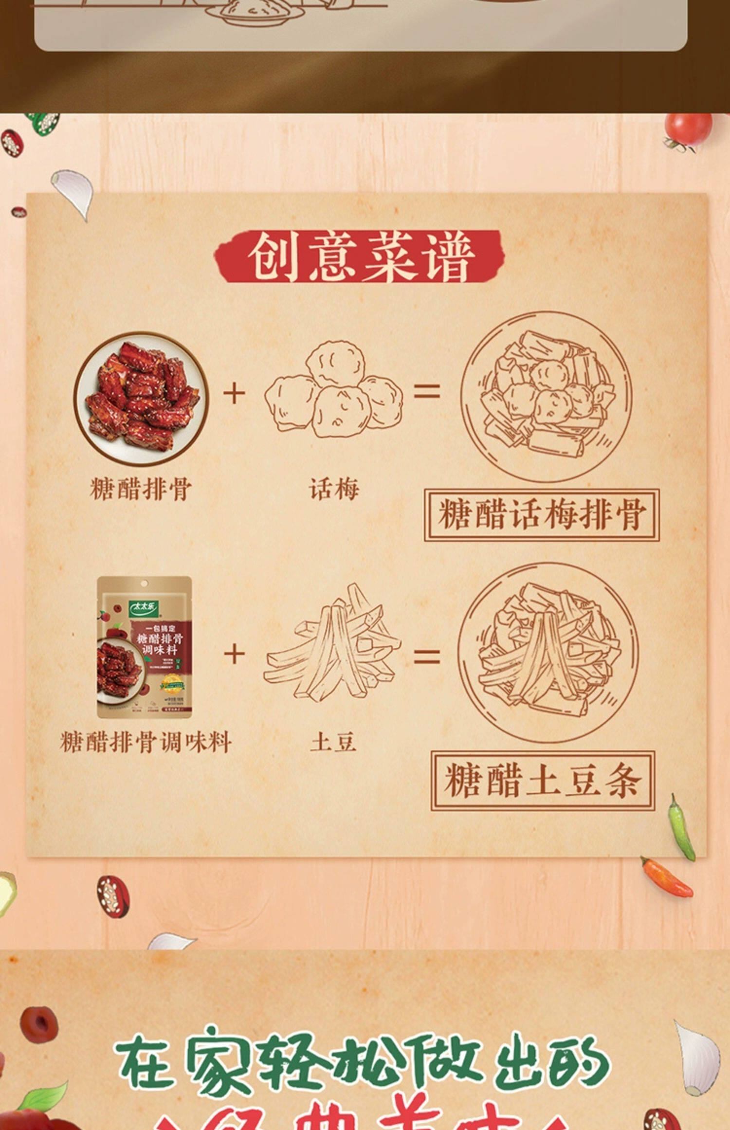 【中國直郵】 太太樂 酸湯肥牛調味料 100g/包