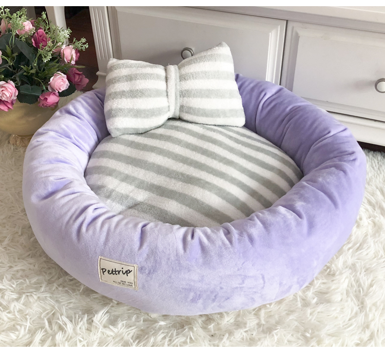 Mùa đông ấm áp chó kennel cộng với nhung kennel con chó con mèo con mèo nhỏ chó kennel sữa mèo rác Teddy kennel chó kennel - Cat / Dog hàng ngày Neccessities 	mua bát ăn cho chó	