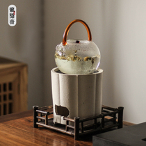 Longyinzhai electric pottery stove Tea maker Household tea stove Table type silent iron pot Silver pot boiling water tea making equipment Linghua