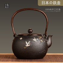 Ryusendo handmade cast iron pot Imported from Japan Southern iron pot Electric pottery stove Tea maker Tea kettle Household