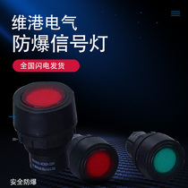 Rain-proof explosion-proof signal lamp BD8050 8030 diameter 30MM explosion-proof power box electrical box indicator light