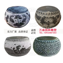 Stone Carving Column Piers Green Stone Imitation Ancient Column Cornerstone Old Stone Pier Domestic Wooden Column Base Column Top Stone Ancient Construction Column Feet Stone Stone Pier