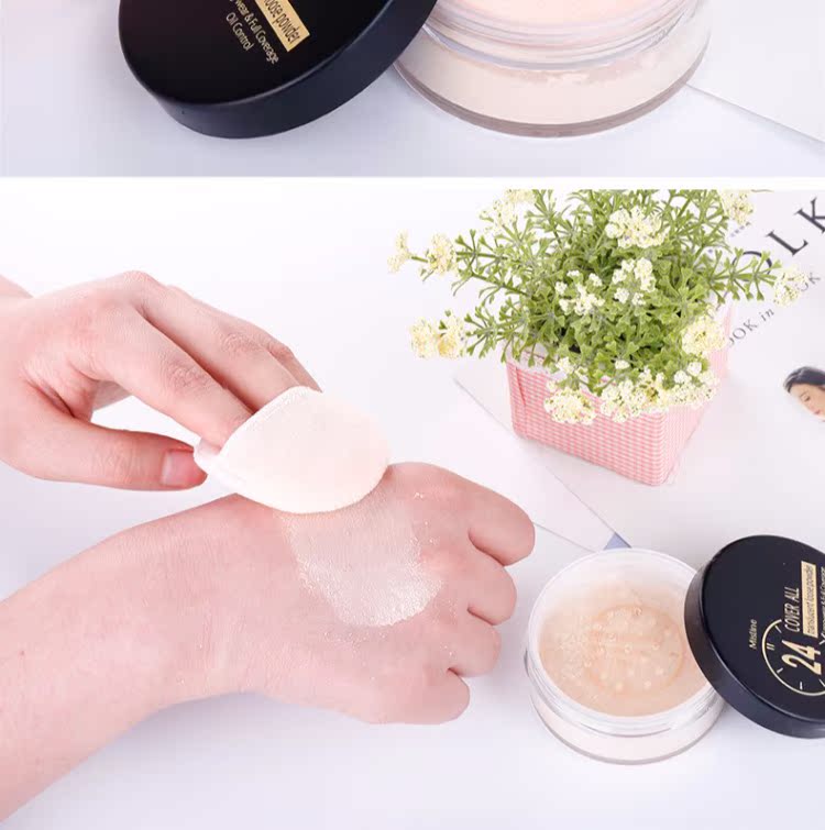 Thái Lan Mistine chính hãng 24 giờ lâu trôi phấn trang điểm bột lỏng nhẹ nhẹ trang điểm kiểm soát không thấm nước dầu - Quyền lực phấn nén dior