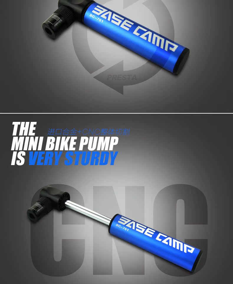 Pompe à vélo BASECAMP - Ref 2396401 Image 10