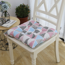 Household cushion washable cotton linen j thickened futon dining chair cushion chair cushion seat cushion stool ass cushion office chair cushion seat