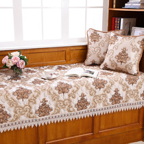 Bay window pad four seasons universal American cushion fabric non-slip window sill pad custom sponge bay window blanket can be machine washed