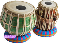 India IMPORTED TABLA DRUM KIT DRUM PROFESSIONAL TABLA INDIAN DRUM MUSICAL INSTRUMENT GREEN BRASS BAYAN2 5KG