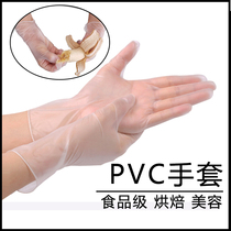 Disposable Pvc Dishwashing Woman Transparent Kitchen Latex Durable Blue Rubber Household Waterproof Black BLACK