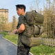 Mountaineering Bag, Large-Capacity Portable Luggage Bag, Multi-Purpose Backpack, Tactical Backpack, Portable Travel Bag, Dual-Purpose Luggage Bag