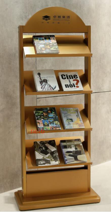 Factory Direct Sales: Excellence Group Advocacy Information Shelf Vertical Bevel Display Sales of the magazine Picture Album exhibition shelves 