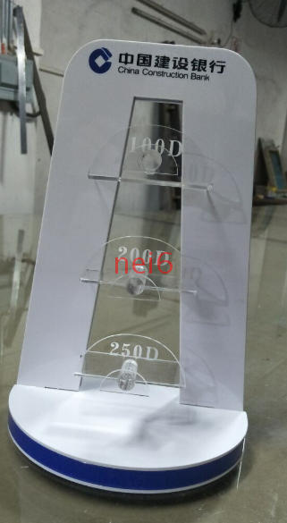 China Construction Bank's new spectacle frame CCB VI logo eyeglasses frame acrylic glasses bracket