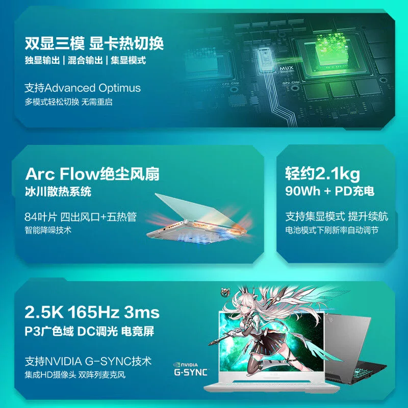 Asus/华硕 Tianxuan 5Pro/4 e-sports game 4060 full blood graphics card 2025 student notebook computer
