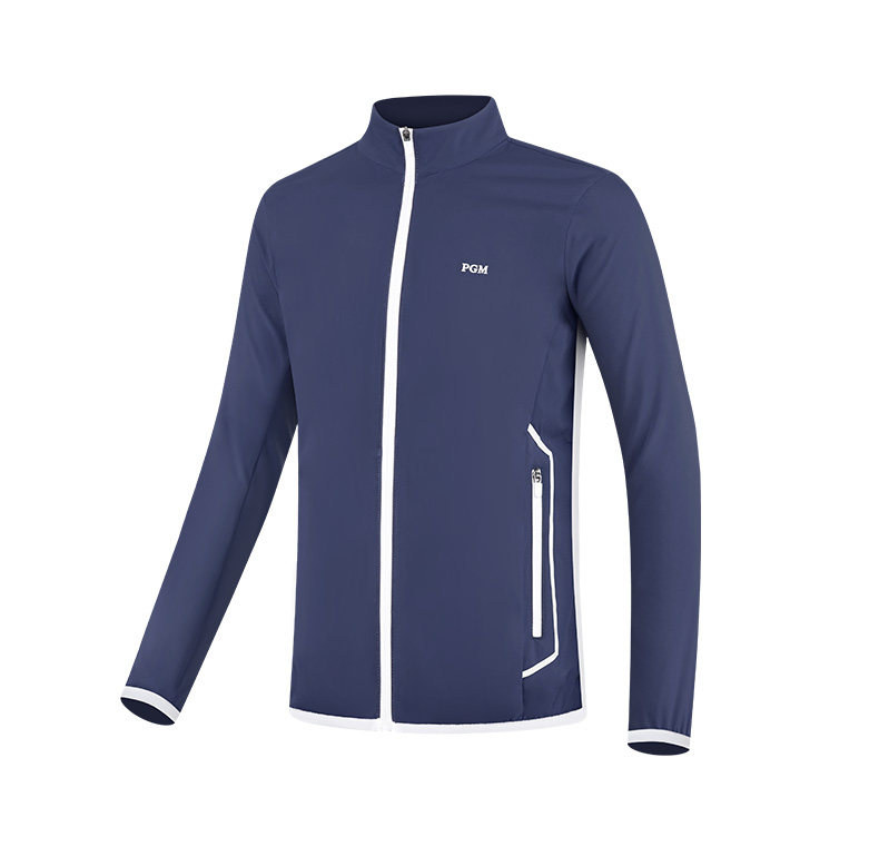 Áo khoác golf trẻ em PGM cổ đứng chống gió chống mưa thu đông — YF455-màu trắng, YF455-màu xanh nước biển, YF455-màu đỏ chi tiết 12