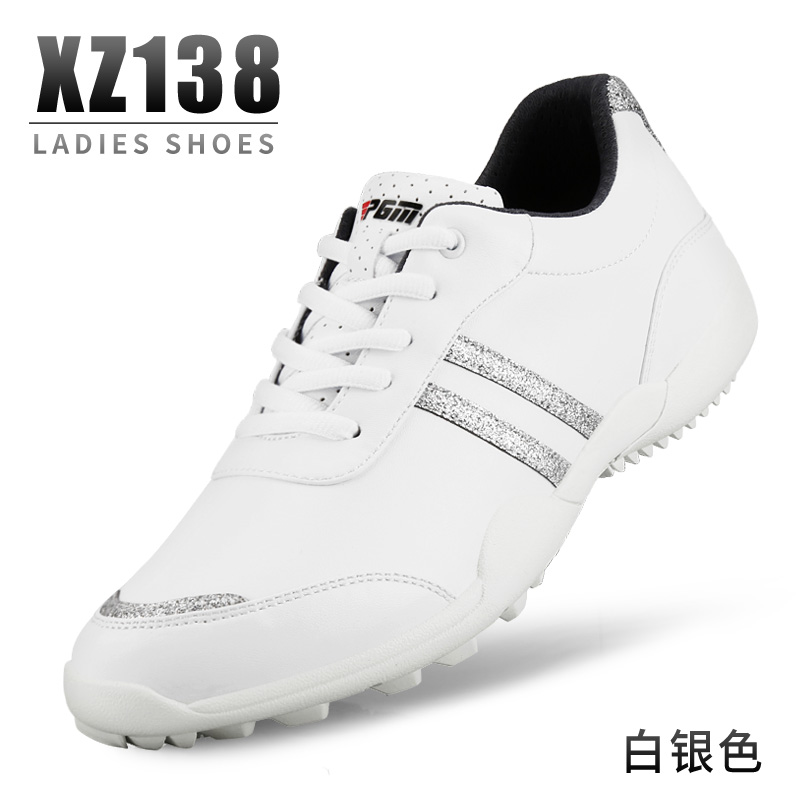 PGM new ladies golf shoes, fixed nails, non-slip soles, comfortable, breathable, waterproof, microfiber leather