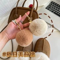 Брелок в форме сердца, ранец, сумка через плечо, плюшевая подвеска, аксессуар