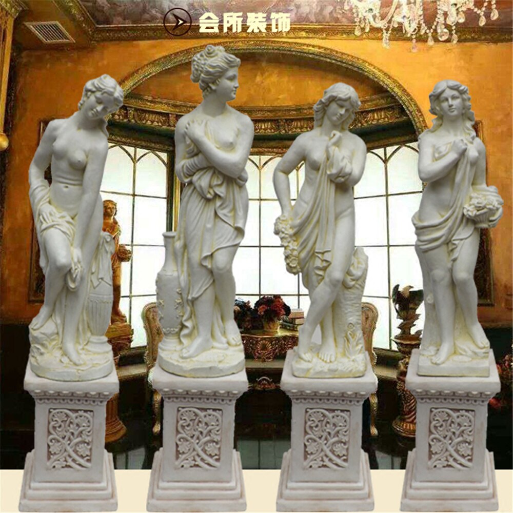 Eurostyle Large Figure Sculpture Clubhouse Garden Landscaped Glass Fiber Pendulum accessories Decorative Pendulum bathing Swomen furnishing