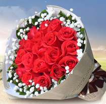 19 19 red rose Zhuzhou Qiantang Luotang sends flower stone peak Yunlong Lyeonglu District of Lyeongyeong Mausoleum Flowers Co-City Express