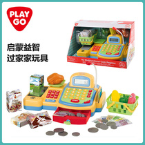 playgo Beelgo puzzle supermarket simulation cash register Childrens House toys cash register set childrens gifts