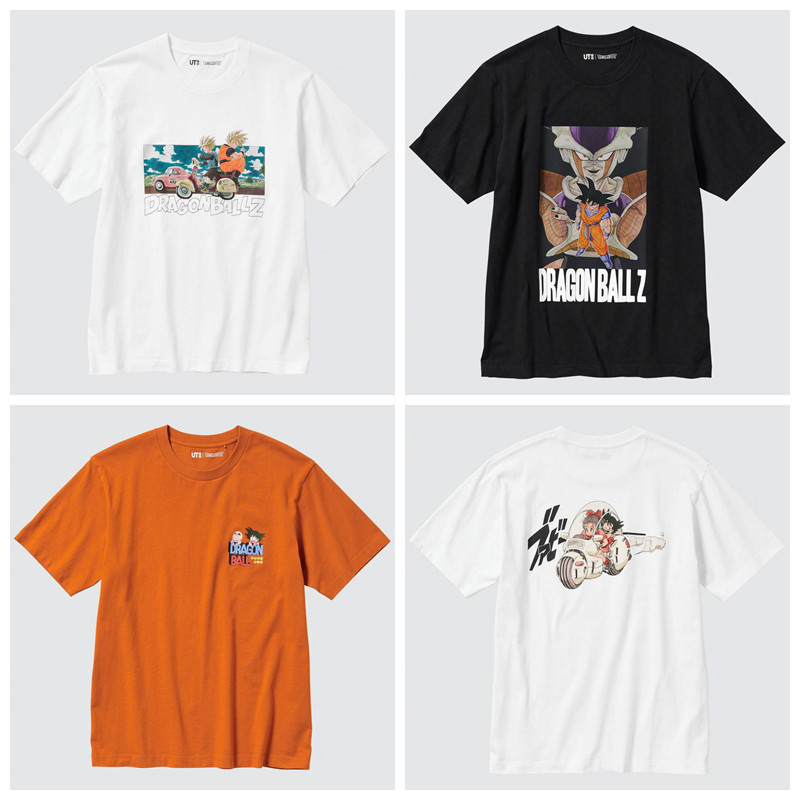 Authenticity Guaranteed Uniqlo Dragon Ball Collaboration Short-Sleeve T-Shirt 463102 463101 462906 461874