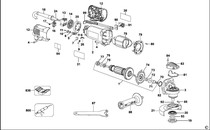 Dwei angle grinder D28135 carbon brush brush Rotor Stator gear box and other accessories
