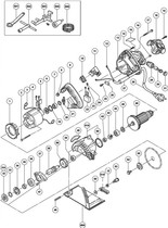 Hitachi original parts CM4SB2 marble machine to stator stone cutting machine carbon brush switch