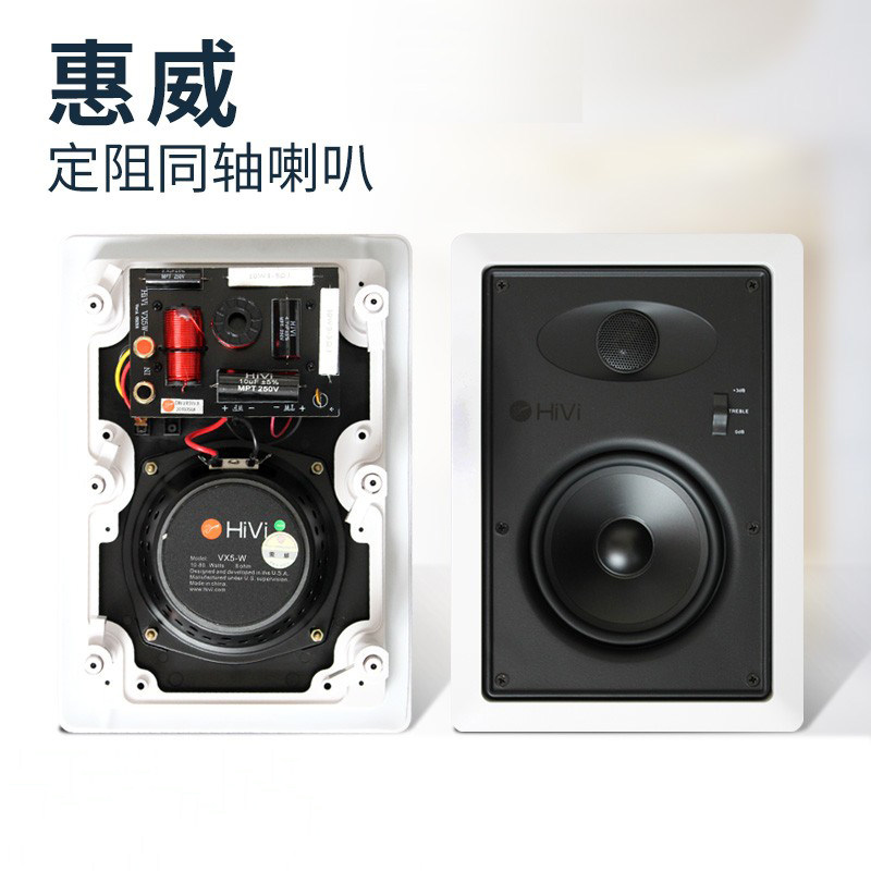 Hivi whi Weiwei VX5-W VX6-W VX8-W VX8-W suction horn suspended ceiling sound coaxial speaker
