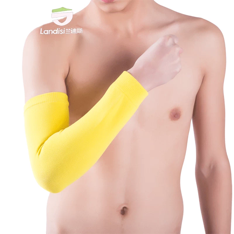 Vòng tay thể thao khuỷu tay kéo dài cổ tay nam ấm cánh tay siêu mỏng tay áo thoáng khí bóng rổ mùa hè chống nắng phụ nữ