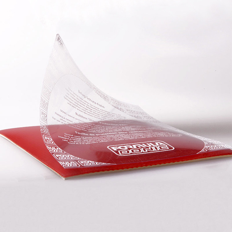 Adhesive protective film astringent rubber surface table tennis racket protective film