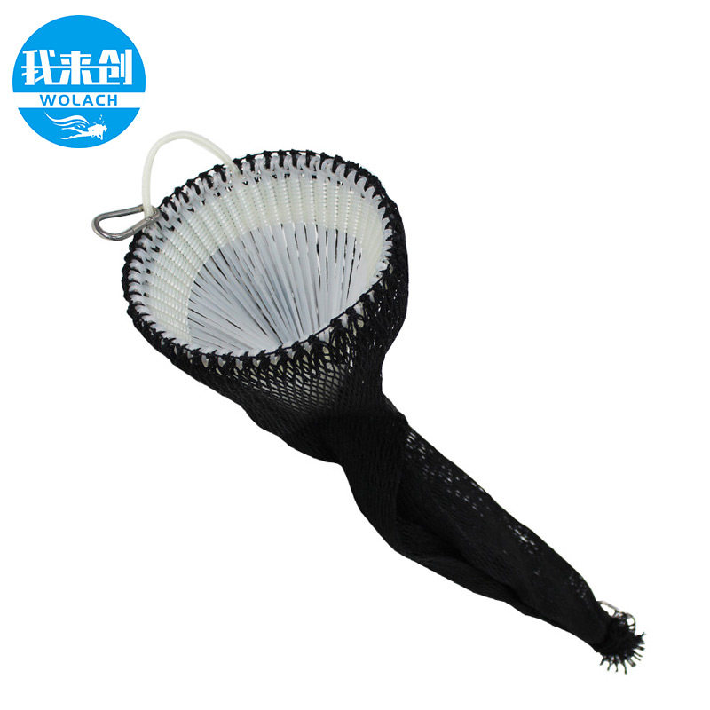 I come to create a diving fishing net bag fish protection net underwater fish net bag
