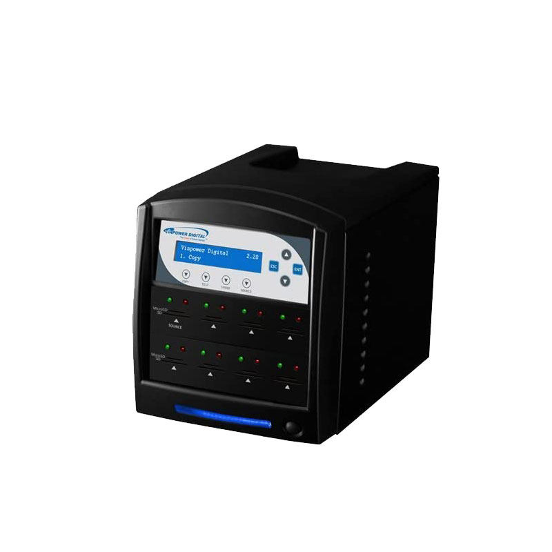 Vinpower U.S. Weibao Shark Series One Drag Seven SD TF Duplicator SDShark-7T-BK