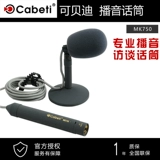 Cabeti Mk750 Studcast Broadcast Microphone организовал интервью Microphone Mecrophone High -end