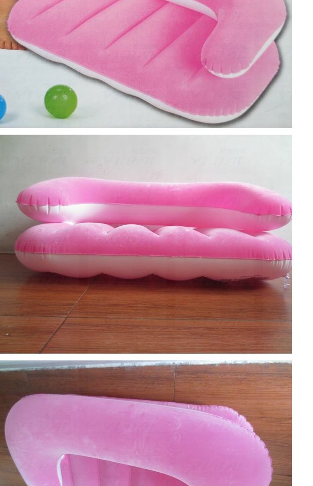 Đặc biệt người lười biếng lười biếng chính hãng miễn phí vận chuyển đơn inflatable sofa giường trẻ em ghế salon bãi biển nhỏ gấp phân - Ghế sô pha sô pha giường