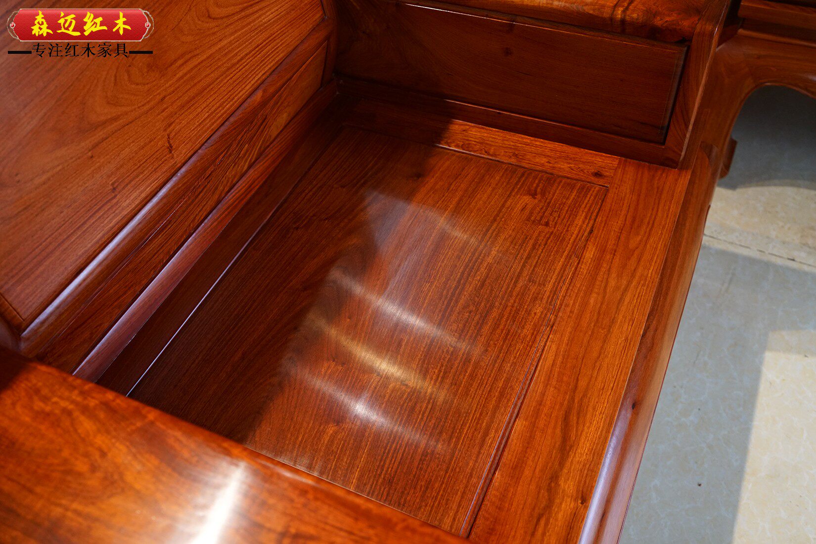 Махогани диван 缅甸花梨红木沙发全榫卯结构大果紫檀新中式客厅沙发 Senmai