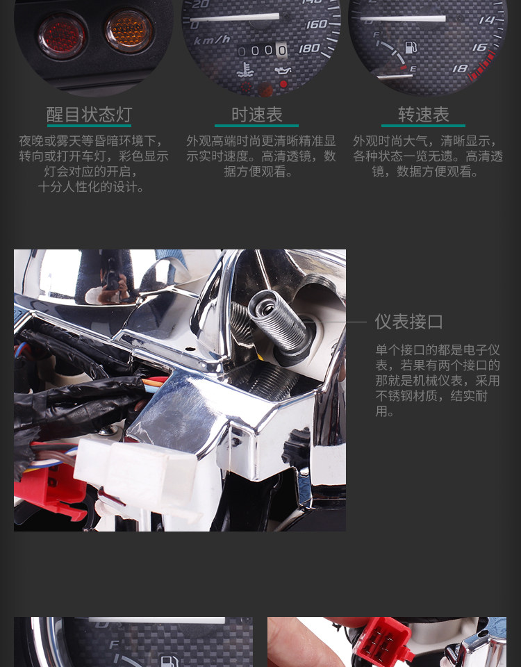Suitable for Honda Motorcycle Little Bee 250 92-99 Instrument Odometer Km Table Code Table
