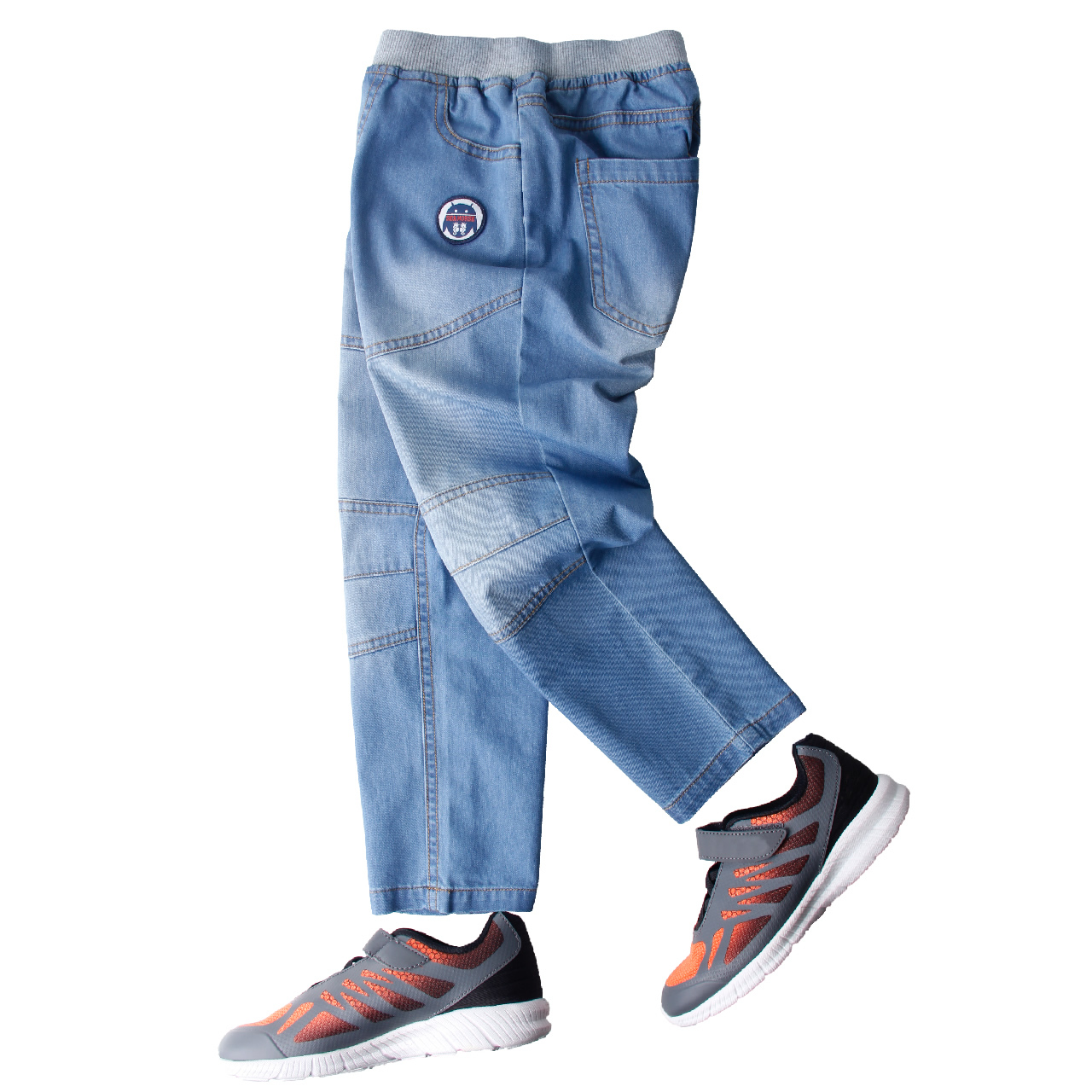 Quần jean nam Thin mùa xuân và quần jean Loose quần Straight Sky Silk Denim quần mùa thu cho trẻ em.