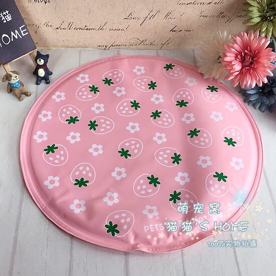 Phim hoạt hình Dâu Vịt Con Vật Nuôi Ice Pad Mùa Hè Chó Mat Mat Mùa Hè Làm Mát Cát Teddy Hàng Hóa 	hộp đựng thức ăn cho chó	